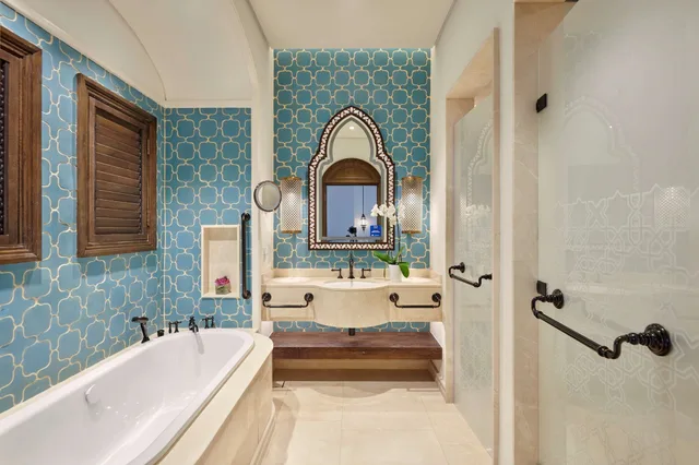 2 Bedrooms, Arabian, Village, Apartment, King Bed، Hilton Salwa Beach Resort & Villas 4/4