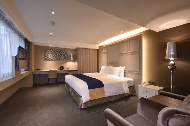 غرفة تنفيذية بسرير كينج، Green World Hotels Zhongxiao Taipei 4/6