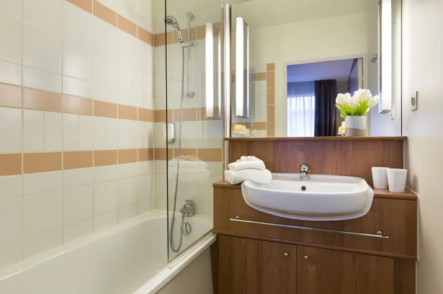 شقة بسريرين مزدوجين بغرفة نوم واحدة، Citadines Antigone Montpellier 4/5