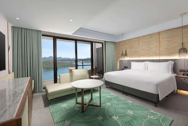 غرفة ديلوكس غراند بسرير مزدوج بإطلالة، Wyndham Sun Moon Lake 1/1