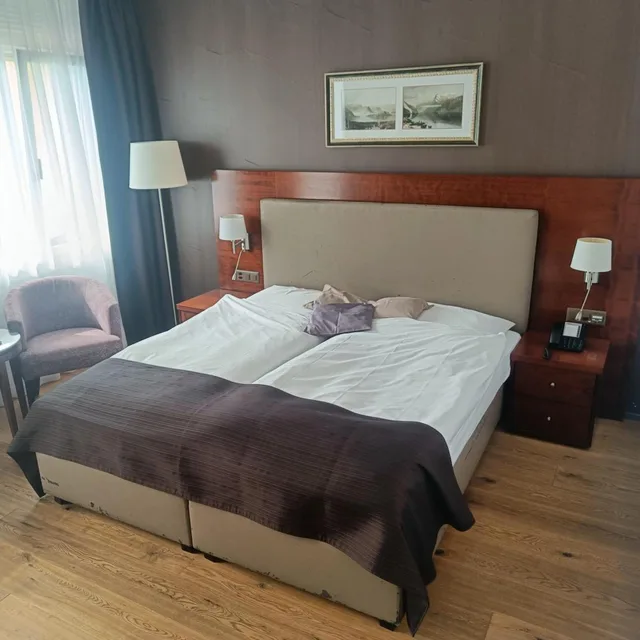 غرفة سوبيريور بسرير مزدوج أو سريرين منفصلين بإطلالة على البحيرة، Romantik Hotel Beau Rivage 2/2