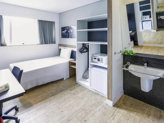 شقة بسريرين منفصلين لذوي الإعاقة، Ibis Styles Confins Aeroporto 6/8