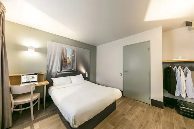 غرفة بسرير مزدوج لذوي الإعاقة، B&B Hotel Toulouse Cite de l'Espace Mouchotte 2/4