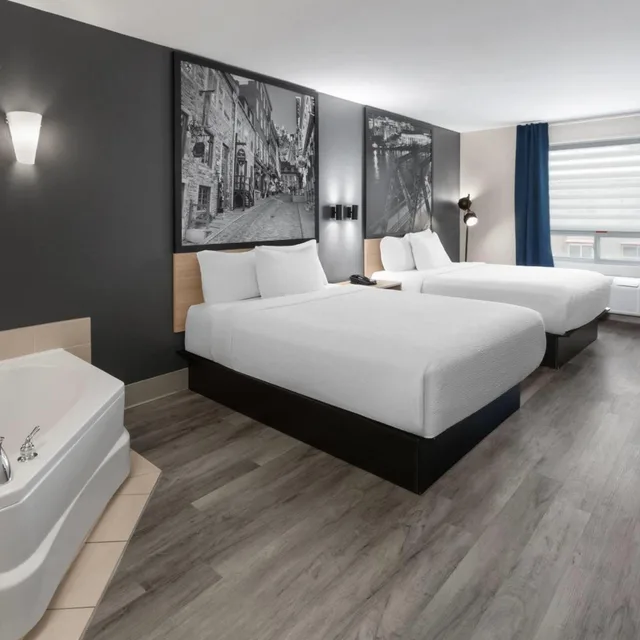 جناح ديلوكس بسرير كوين، Super 8 By Wyndham Quebec City 3/8