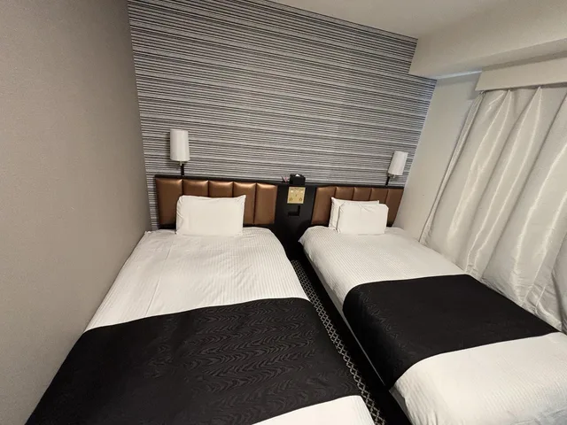 غرفة اقتصادية بسريرين منفصلين، Apa Hotel Mito-Ekimae 1/2