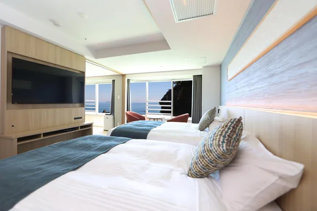 غرفة يابانية غربية بريميوم، Hotel New Akao 1/1