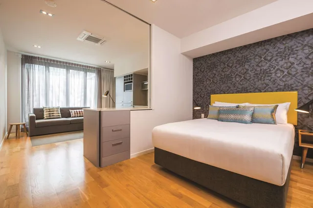 شقة بسرير كينج بغرفة نوم واحدة مع أريكة، Adina Apartment Hotel Auckland, Britomart 1/5