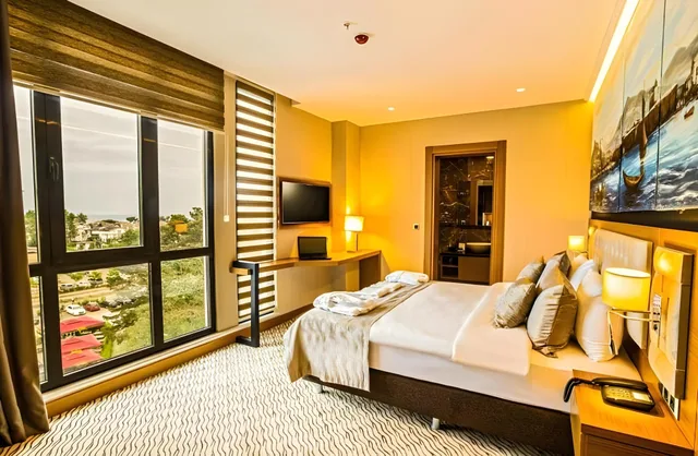 غرفة سوبيريور بسريرين مزدوجين بإطلالة على البحر، Aselia Hotel Trabzon 2/2