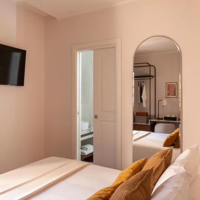 غرفة بسرير مزدوج، Hotel Fori Imperiali Cavalieri 2/10