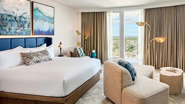 غرفة بريميير تنفيذية بسرير كينج بشرفة، Omni Fort Lauderdale 2/4