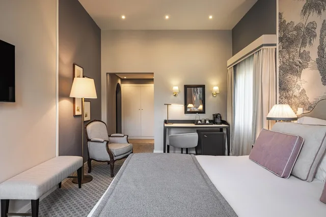 غرفة ديلوكس بسرير كينج بإطلالة على البحر، Hotel Senhora Da Guia 8/10