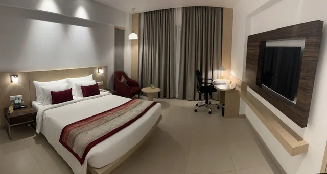 Green, Queen Bed، Rakabi The Fern Igatpuri 6/10