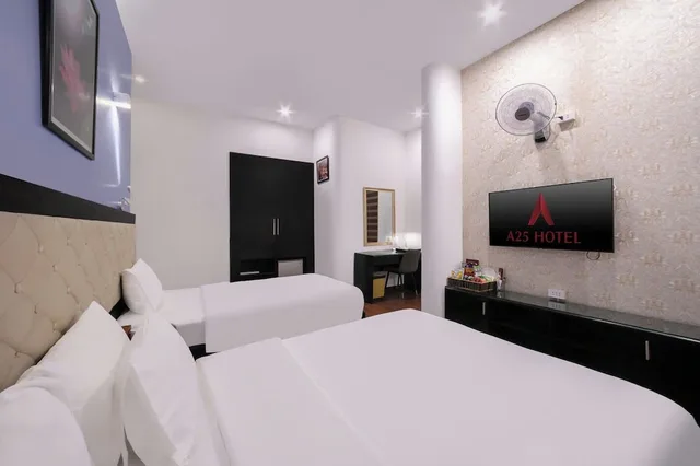 غرفة ديلوكس عائلية بسرير كوين وسرير فردي، A25 Hotel - 15 Hang Than 5/9