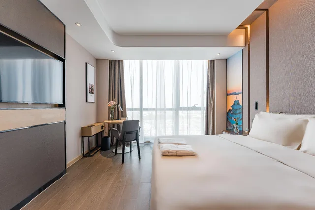 غرفة تنفيذية بسرير كوين، Atour Hotel Wangting Suzhou 1/1