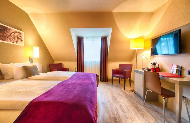 غرفة كومفورت بسرير كينج، Leonardo Hotel Mannheim Ladenburg 7/10