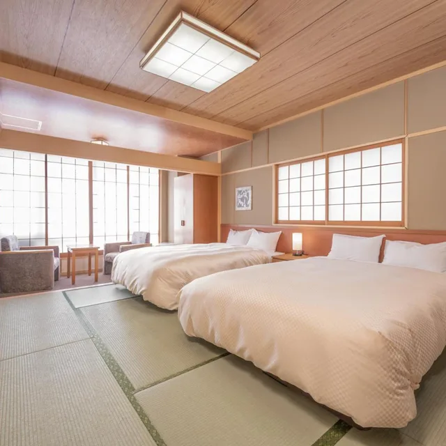 غرفة بسريرين منفصلين، YUMOTO KANKO HOTEL SAIKYO 6/6
