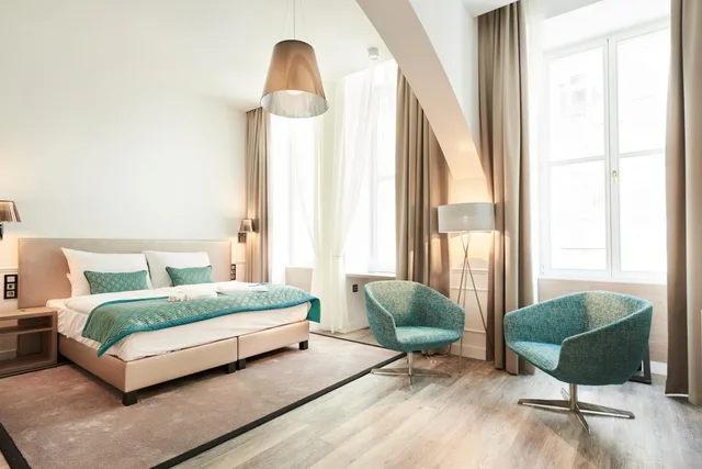 غرفة ديلوكس بسرير مزدوج أو سريرين منفصلين، Boutique Residence Budapest 1/1