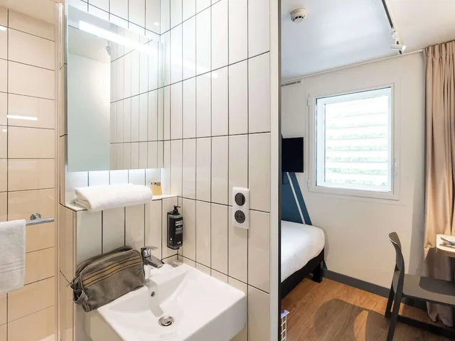 غرفة بسريرين منفصلين، Ibis Budget Lyon Confluence 10/10