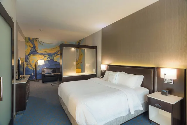 جناح بسرير كينج مع أريكة، Springhill Suites Fort Worth Fossil Creek 1/4