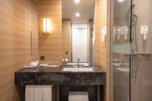 غرفة ديلوكس عائلية بسرير مزدوج وسرير فردي، Crown Park Hotel Seoul 6/10