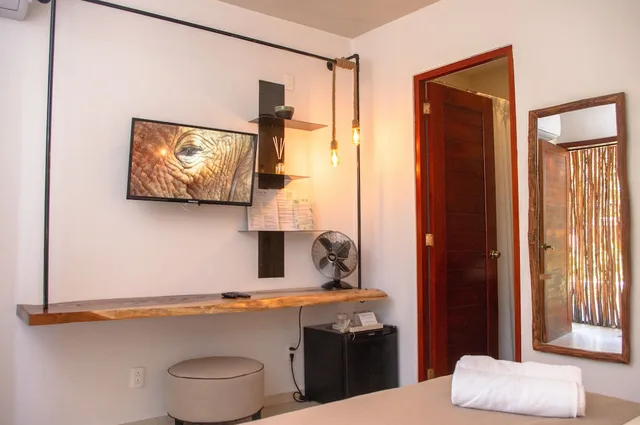 غرفة قياسية بسرير كوين، Agam Hotel Boutique Bacalar - Adults Only 5/5