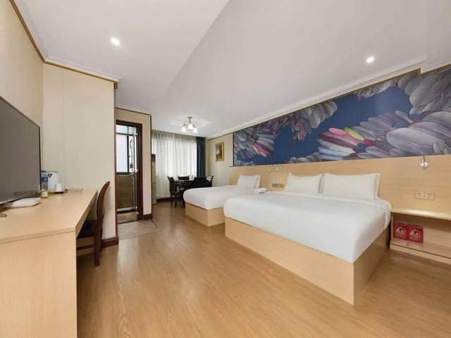 غرفة بزنس بسريرين منفصلين، Xi'an Hotel Chongqing Jiangbei International Airport 1/1