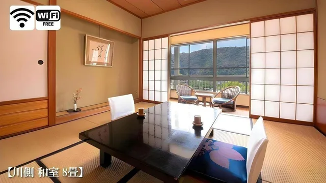 Japanese, Riverside, Tatami, Smoking، Iwakuni Kokusai Kanko Hotel 1/1