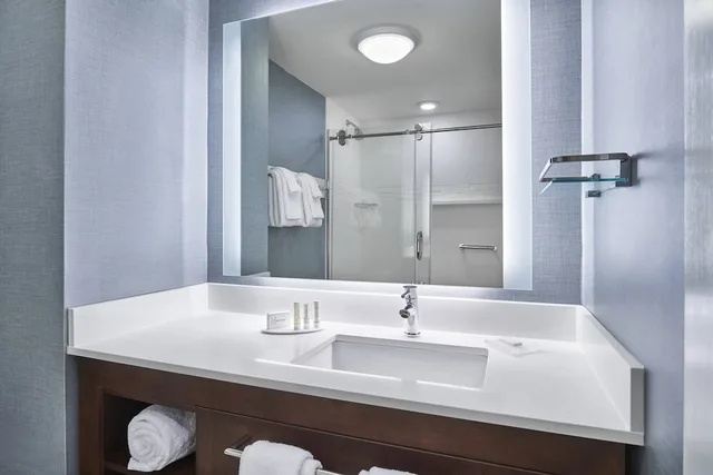 استوديو بسريرين كوين بإطلالة على المدينة بشرفة مع أريكة، Residence Inn Ocean City 2/4