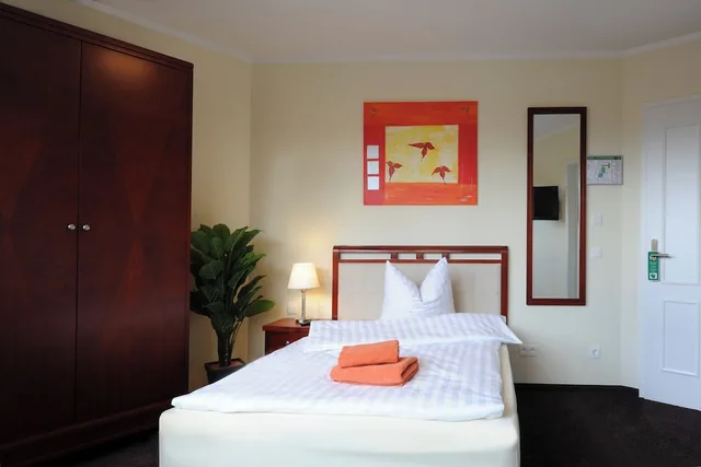شقة سوبيريور بسريرين منفصلين بإطلالة على المدينة بمطبخ صغير، Schlafgut Appartementhotel 1/1