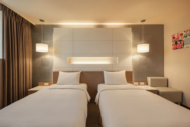 غرفة بسريرين منفصلين، Kindness Hotel - Sanduo Shopping District 1/10
