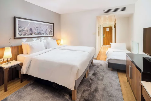 غرفة قياسية بسريرين منفصلين، Radisson Blu Hotel Hamburg 2/10