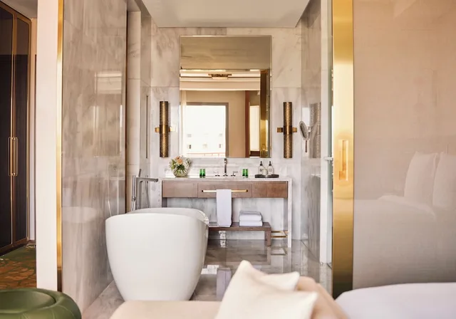 غرفة ديلوكس بسرير كينج، Four Seasons Hotel Rabat at Kasr Al Bahr 3/4