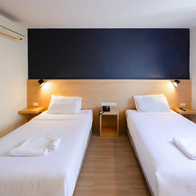 غرفة بسريرين منفصلين، Solo Express Sukhumvit 81 5/9