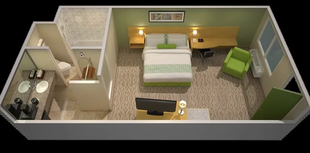 غرفة قياسية بسرير كوين، Hotel Nexus, BW Signature Collection 5/5