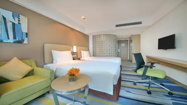 غرفة قياسية بسريرين منفصلين، HOLIDAY INN EXPRESS HANGZHOU GONGSHU 3/5