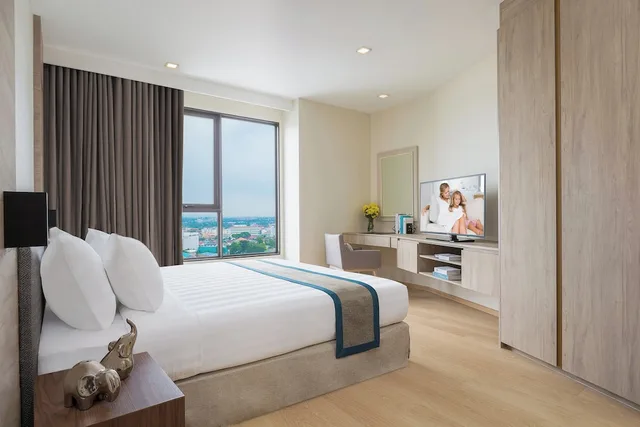 غرفة تنفيذية بسرير كينج بغرفة نوم واحدة، Somerset Harbourview Sri Racha 2/4
