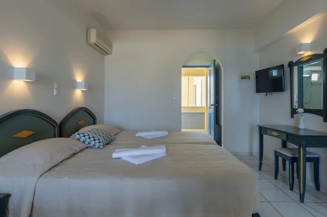 استوديو سوبيريور بسريرين منفصلين بإطلالة على البحر بشرفة مع أريكة، Melitti Hotel 5/10