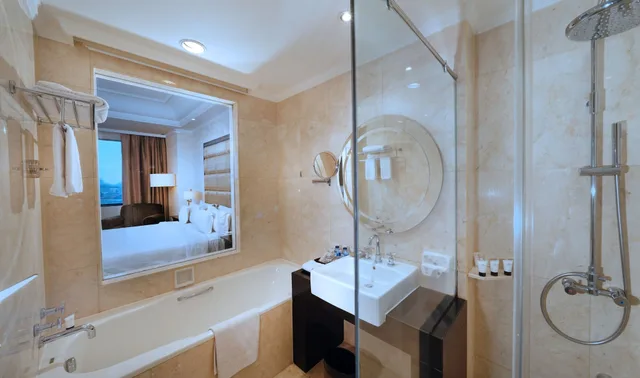 غرفة بريميير بسريرين منفصلين، The Papandayan Hotel 3/5
