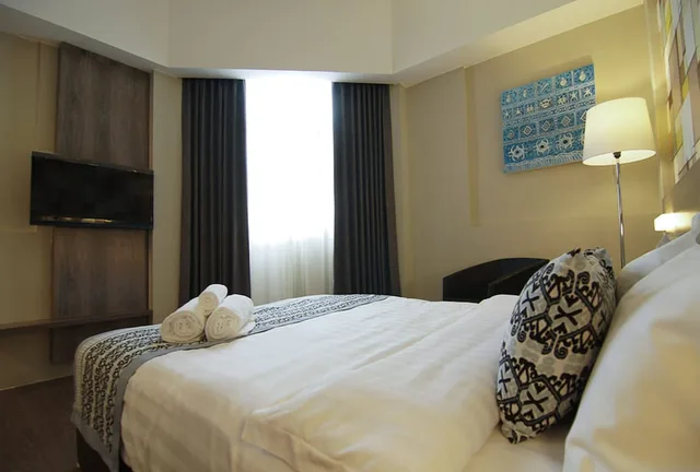 غرفة سوبيريور بسرير كوين بإطلالة على المدينة، Ajang Hotel 7/10