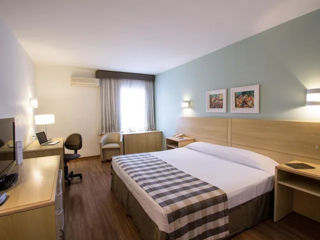 غرفة قياسية بسرير كوين، Hotel Cassino Tower Curitiba Aeroporto By Nacional Inn 3/6