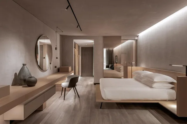 Open Plan, Suite, Partial Sea View, Private Pool، Ammades All Suites Beach Hotel & Spa – Adults Only 1/8
