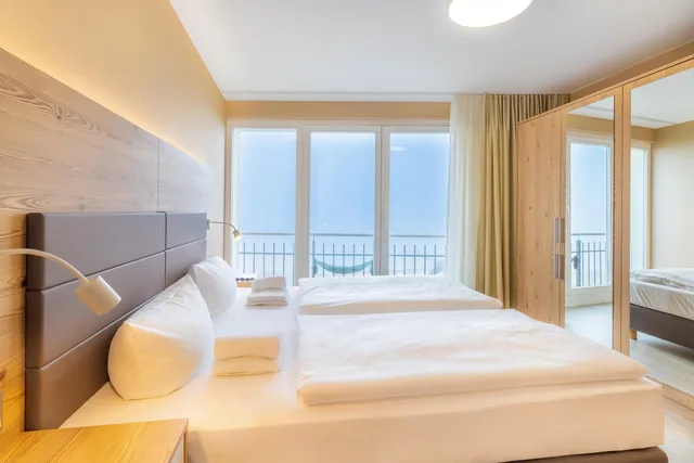 شقة بإطلالة على البحر بغرفتي نوم، SEETELHOTEL Ostseeresidenz Bansin 2/4