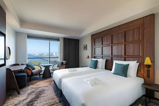 غرفة ديلوكس بسريرين مزدوجين، THE GATE HOTEL YOKOHAMA by HULIC 1/2