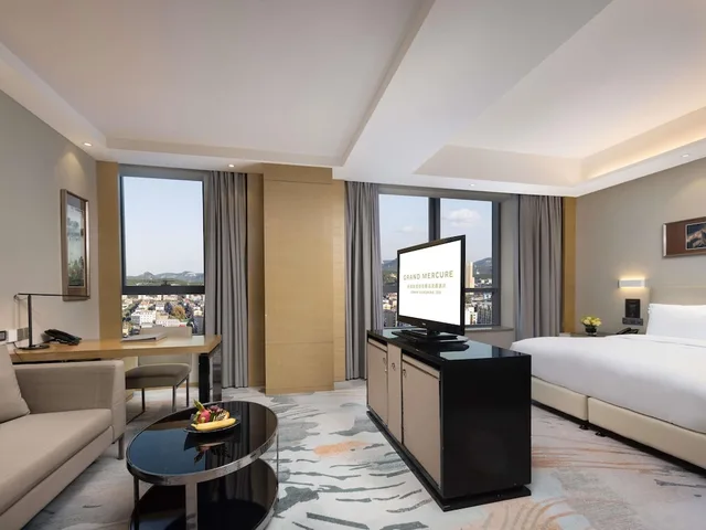 غرفة عائلية بسرير كينج، Grand Mercure Jinan Sunshine 5/8