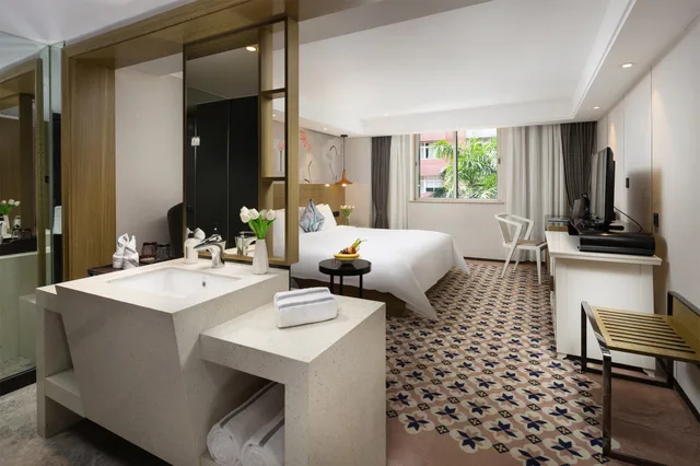 غرفة ديلوكس بسرير مزدوج، Paco Business Hotel Longkou 3/3