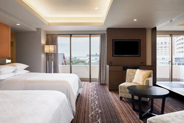 جناح كلوب بسرير مزدوج بشرفة، Sheraton Grande Tokyo Bay Hotel 4/9
