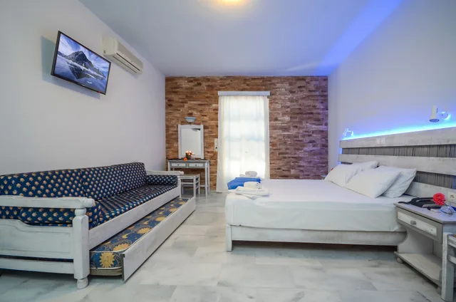 استوديو بسرير مزدوج مع أريكة، Agios Prokopios Hotel 8/10
