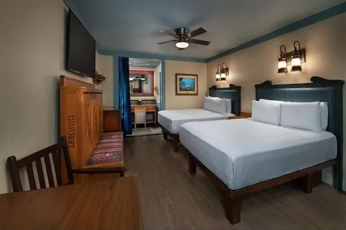 غرفة بسرير مزدوج أو سريرين منفصلين لذوي الإعاقة، Disneys Port Orleans Resort Riverside 1/1
