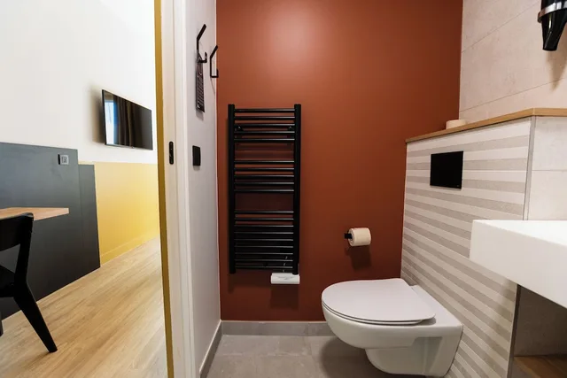 غرفة سوبيريور بسرير كوين وسرير مزدوج، All Suites Hotel Paris Pleyel L’Ile Saint Denis 10/10