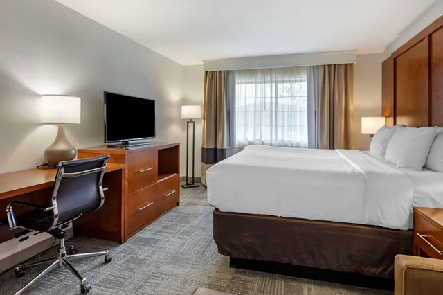 Suite, King Bed, Sofa, Comfort Suites At Evergreen Parkway 8/10